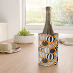 Autumn pumpkin harvest art pattern Wine Chiller Gallery Image 4