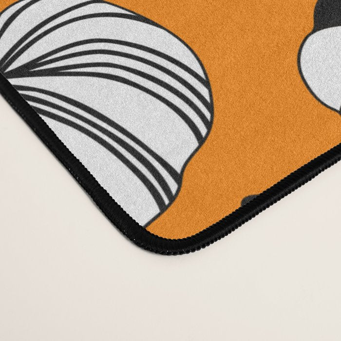 Autumn pumpkin harvest art pattern Desk Mat Gallery Image 4