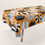 Autumn pumpkin harvest art pattern Tablecloth Gallery Image 1