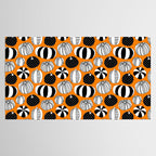 Autumn pumpkin harvest art pattern Tablecloth Gallery Image 2