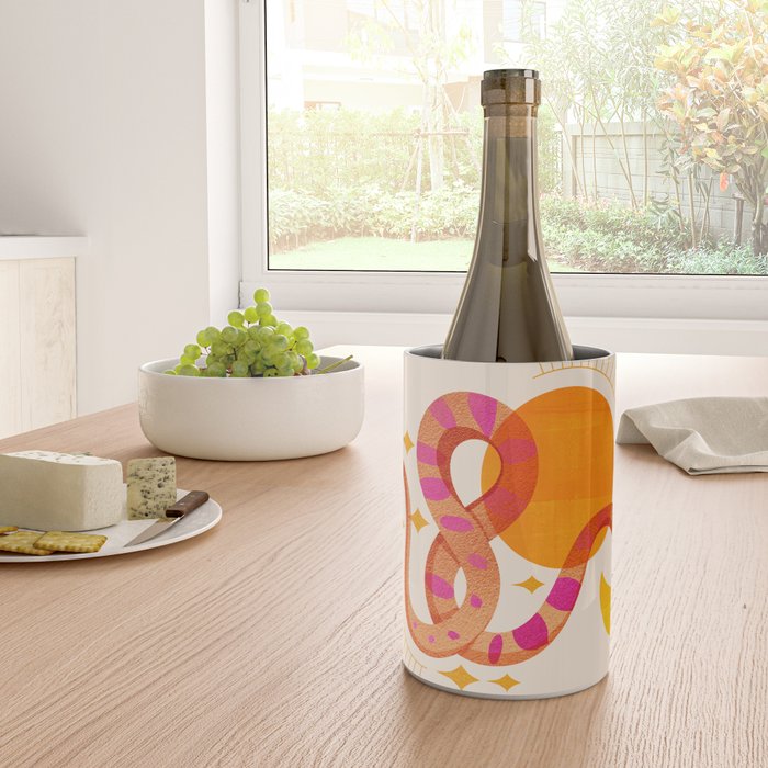 Abstraction_SUN_MOON_SNAKE_Minimalism_001 Wine Chiller Gallery Image 4