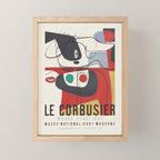 Le Corbusier - Exhibition poster for MusÃ©e National dâArt Moderne, 1954 Mini Art Print Gallery Image 1