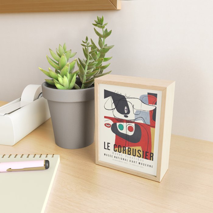 Le Corbusier - Exhibition poster for MusÃ©e National dâArt Moderne, 1954 Mini Art Print Gallery Image 2