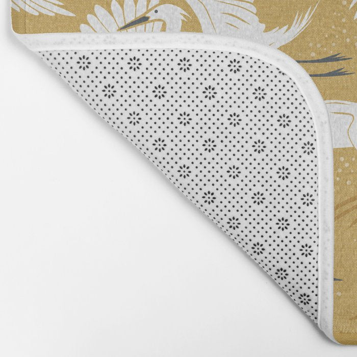 Soaring Wings - Goldenrod Yellow Bath Mat Gallery Image 2