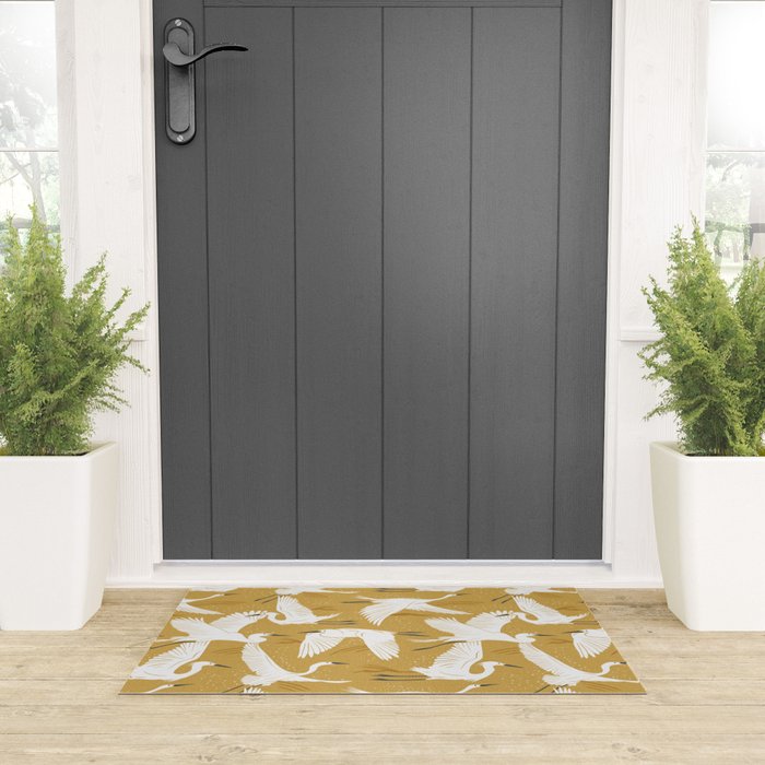 Soaring Wings - Goldenrod Yellow Welcome Mat Gallery Image 3