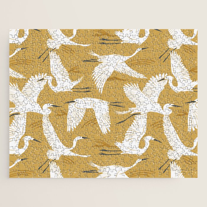 Soaring Wings - Goldenrod Yellow Jigsaw Puzzle Gallery Image 1