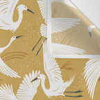 Soaring Wings - Goldenrod Yellow Wall Tapestry Gallery Image 3