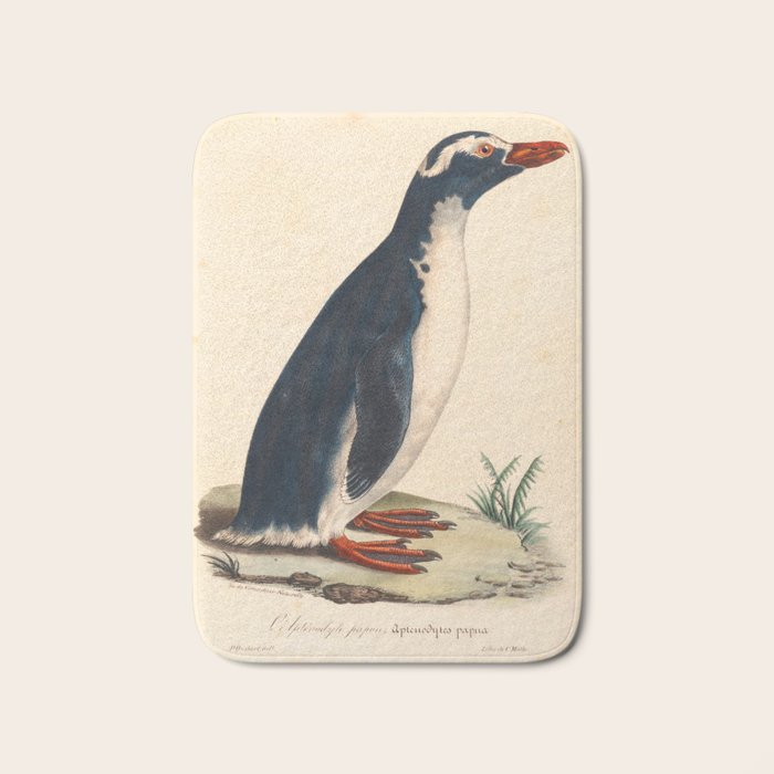 Ornithological illustration from "La Galerie de Oiseaux" ("Bird Gallery"), 1825 Bath Mat Gallery Image 1