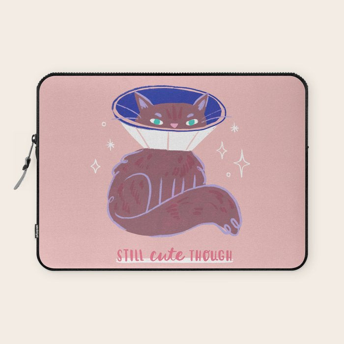Still Cute Though - Cute Cat Laptop Sleeve Gallery Image 1