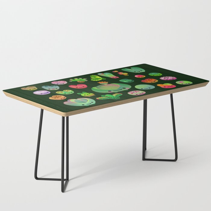 Baby succulent 3 - Mesembs (dark) Coffee Table Gallery Image 1