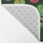 Baby succulent 3 - Mesembs (dark) Bath Mat Gallery Image 2