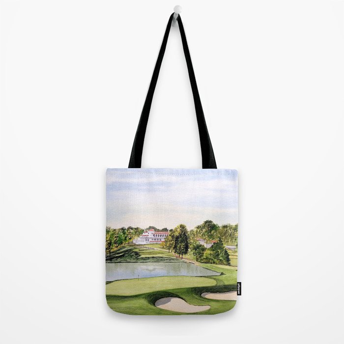 Congressional Golf Course 10th Hole Tote Bag Gallery Image 2