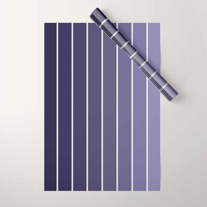 Gradient Arch XI Lavender Dusk Mid Century Modern Rainbow Wrapping Paper Gallery Image 1
