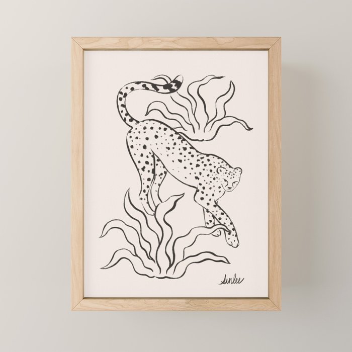 Mild Day lines Mini Art Print Gallery Image 1
