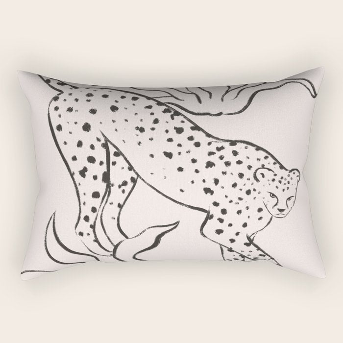 Mild Day lines Rectangular Pillow Gallery Image 1
