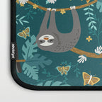 Sloth Hanging in a Teal Forest Laptop Sleeve Gallery Image 3