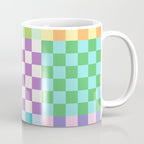 Rainbow Checks Coffee Mug Gallery Image 1