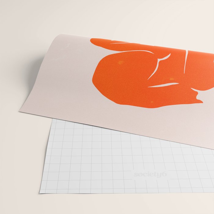 Nude II: Torch Orange Edition Wrapping Paper Gallery Image 2
