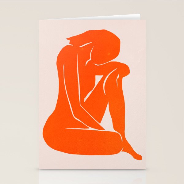 Nude II: Torch Orange Edition Stationery Card Gallery Image 1