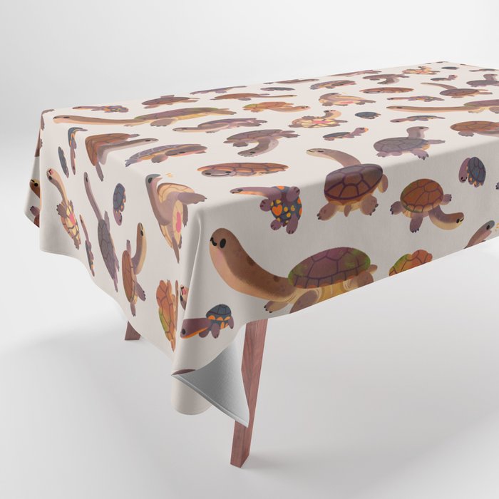 Snake-necked turtle Tablecloth Gallery Image 1