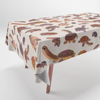 Snake-necked turtle Tablecloth Gallery Image 1