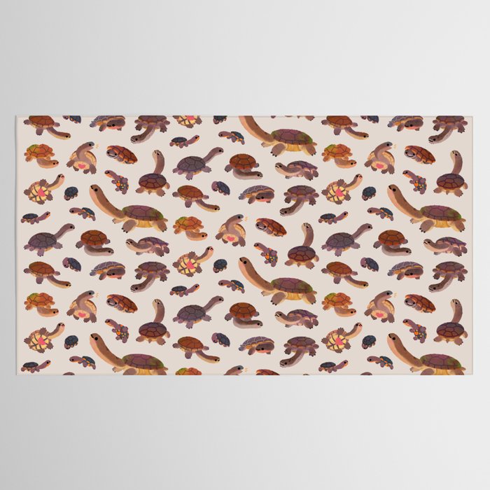 Snake-necked turtle Tablecloth Gallery Image 2