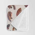 Snake-necked turtle Throw Blanket Gallery Image 3