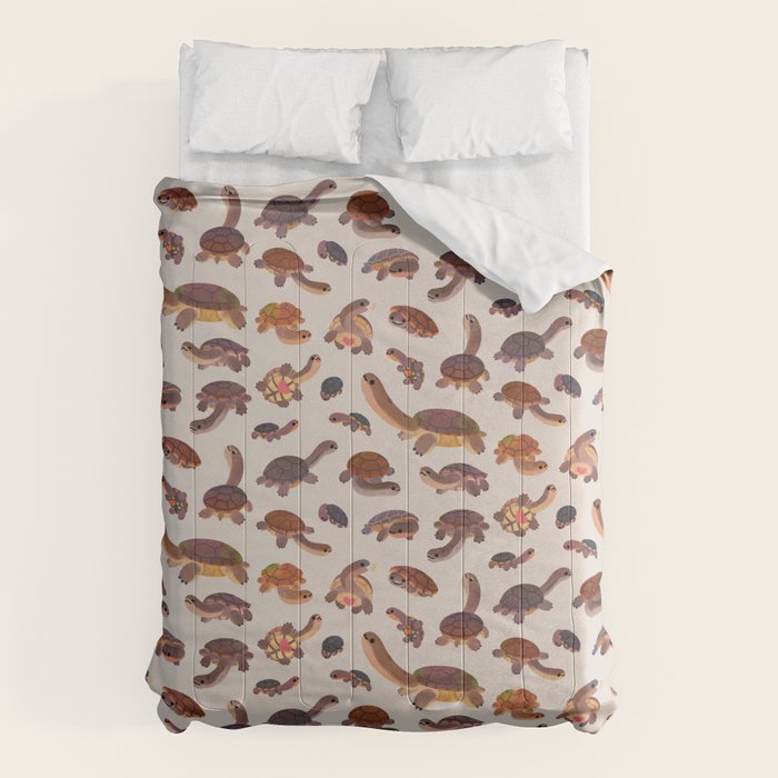 Snake-necked turtle Comforter Gallery Image 1