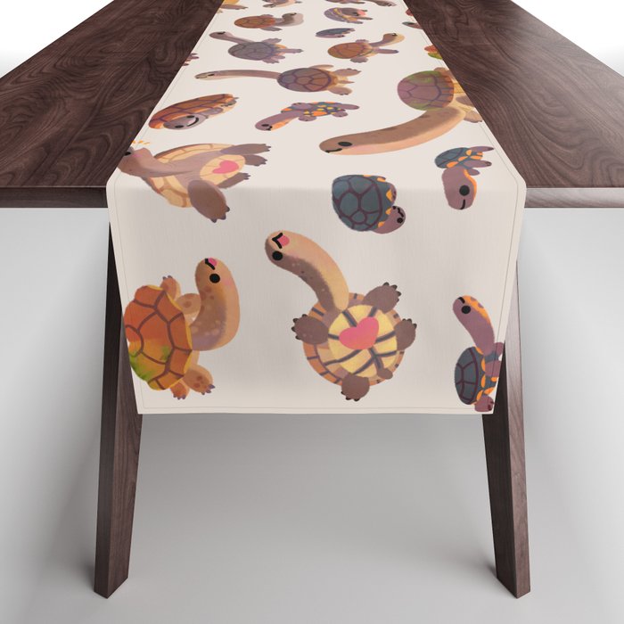 Snake-necked turtle Table Runner Gallery Image 1