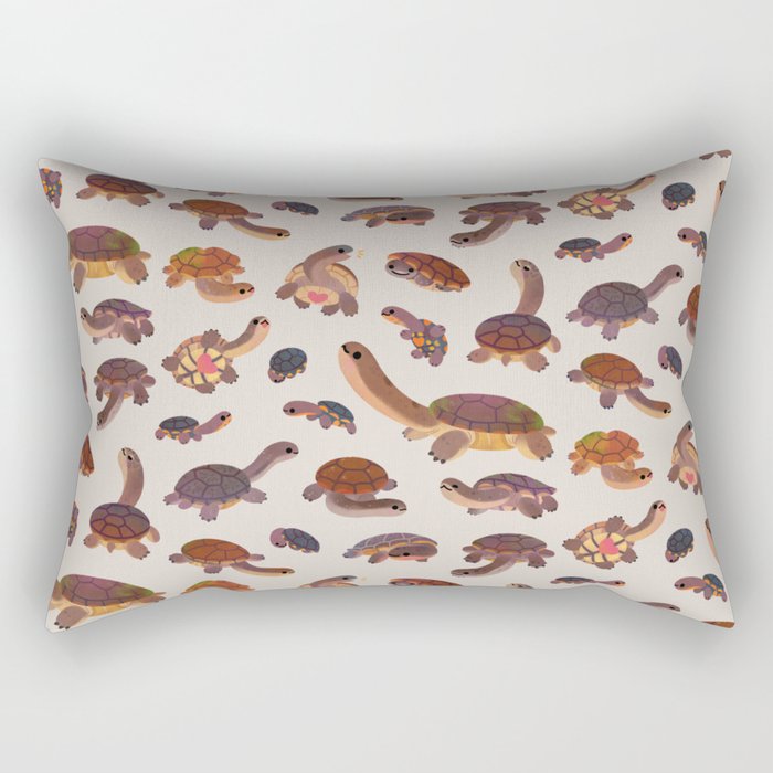 Snake-necked turtle Rectangular Pillow Gallery Image 2