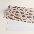 Snake-necked turtle Wrapping Paper Gallery Image 2