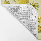 groovy skate hang 10 // tony alva style // surfy birdy art Bath Mat Gallery Image 2