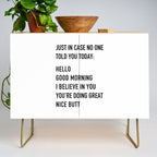 Just in case no one told you today Credenza Gallery Image 1