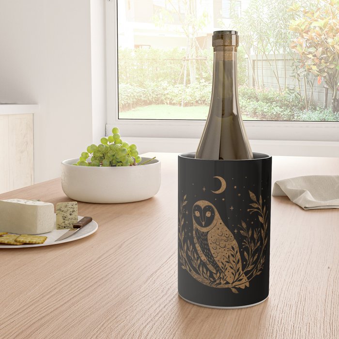 Owl Moon - Gold Wine Chiller Gallery Image 4