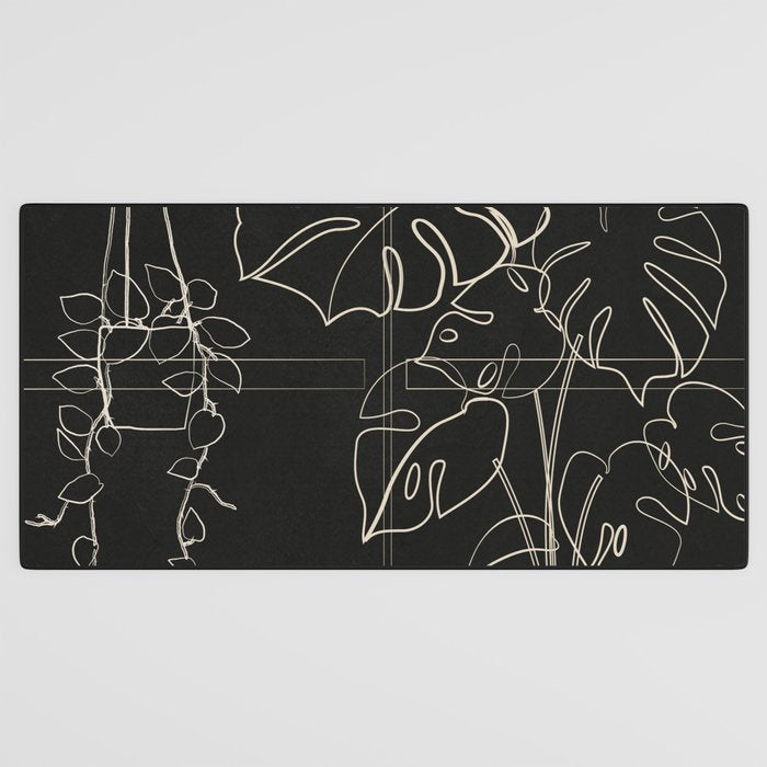 Minimal Window With Potted Plants 3 Desk Mat Gallery Image 3