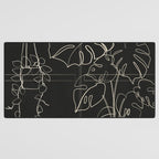 Minimal Window With Potted Plants 3 Desk Mat Gallery Image 3