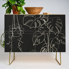 Minimal Window With Potted Plants 3 Credenza Gallery Image 1