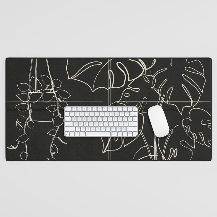 Minimal Window With Potted Plants 3 Desk Mat Gallery Image 1