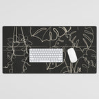 Minimal Window With Potted Plants 3 Desk Mat Gallery Image 1