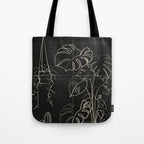 Minimal Window With Potted Plants 3 Tote Bag Gallery Image 1