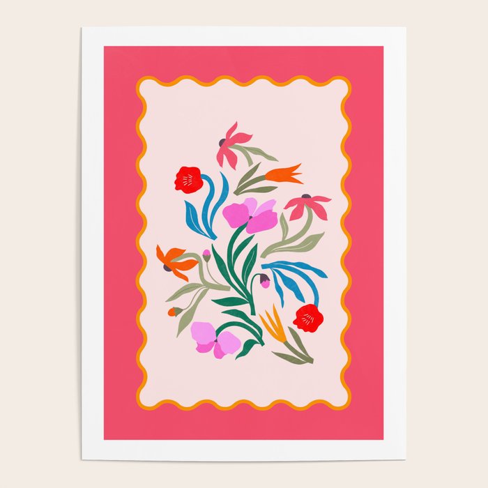 Wild Botanica - Spring Fling Floral Wall Art Poster Gallery Image 4