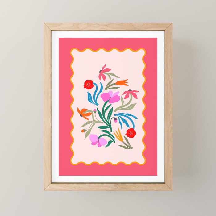 Wild Botanica - Spring Fling Floral Wall Art Mini Art Print Gallery Image 1
