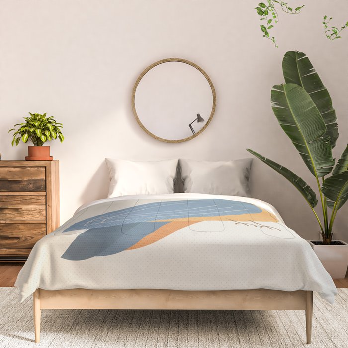 Whimsy Blue-eared Kingfisher Comforter Gallery Image 3