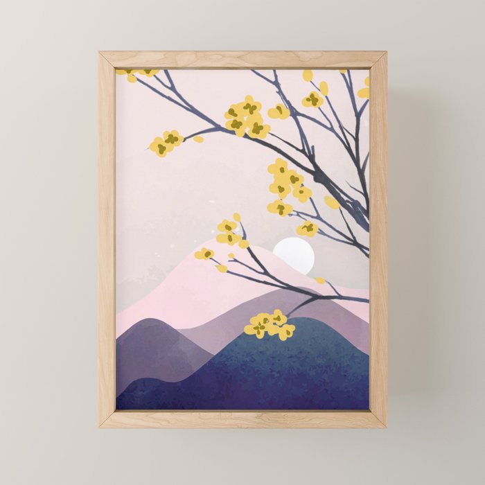 Midnight Bloom 01 Mini Art Print Gallery Image 1