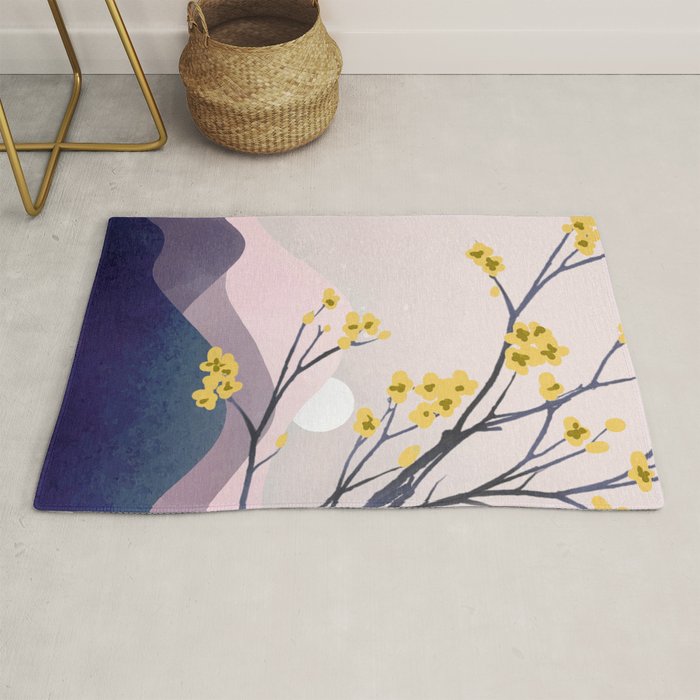 Midnight Bloom 01 Rug Gallery Image 1