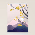 Midnight Bloom 01 Stationery Card Gallery Image 2