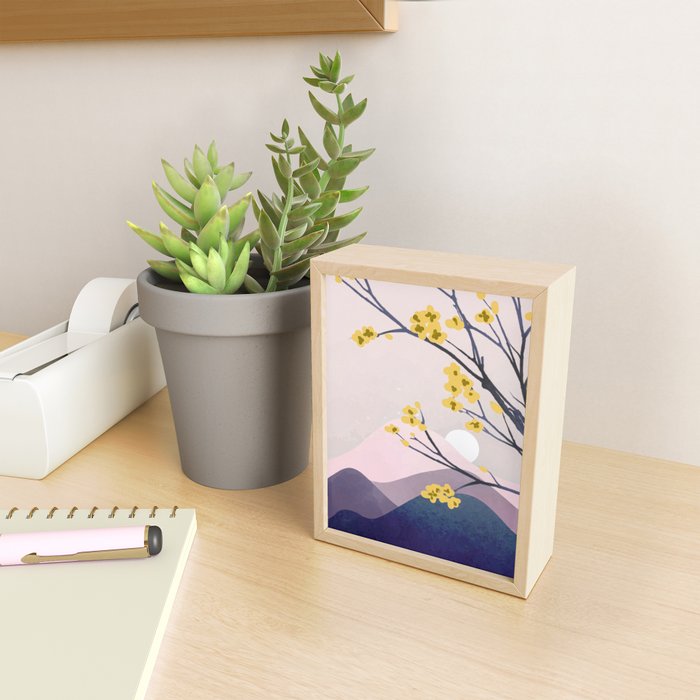Midnight Bloom 01 Mini Art Print Gallery Image 2