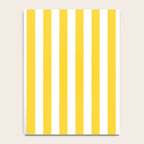 Large Taxi Yellow and White Cabana Stripe Notebook Gallery Image 4