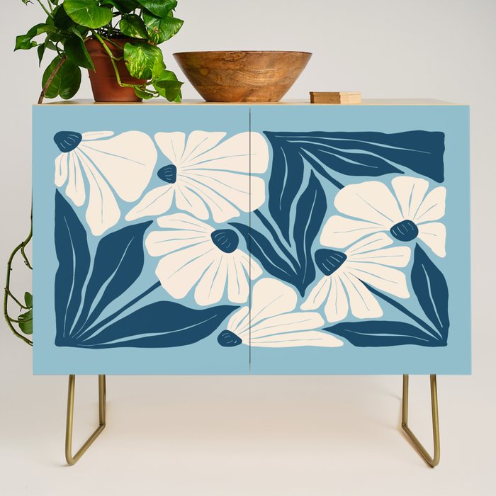 Stockholm: Flower Market Summer Color Series 04 Credenza Gallery Image 1