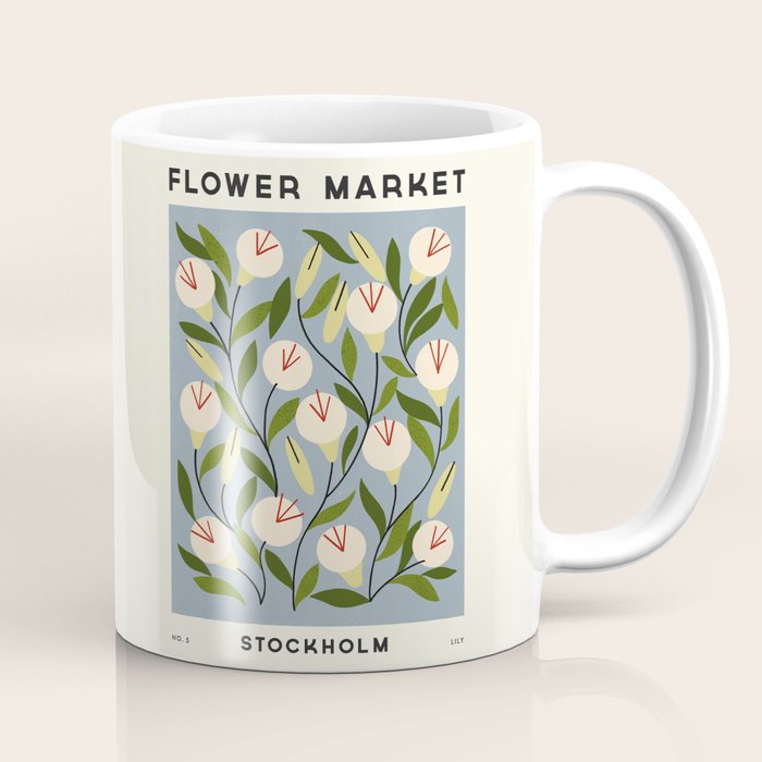 Flower Market No. 5 Coffee Mug Gallery Image 1